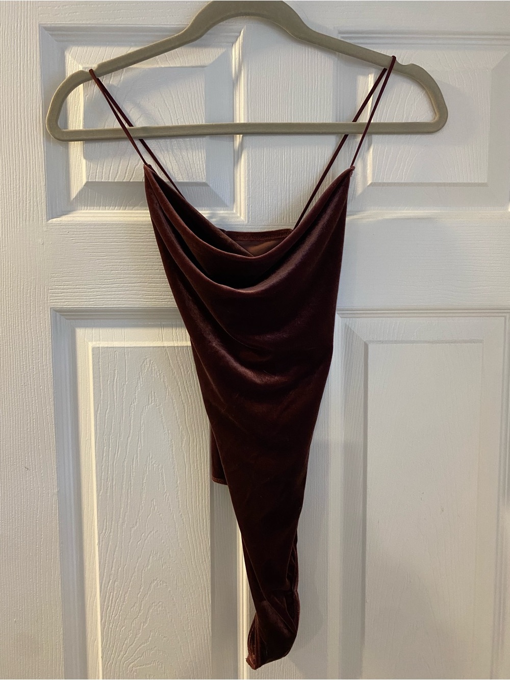 Abercrombie & Fitch Velvet Bodysuit